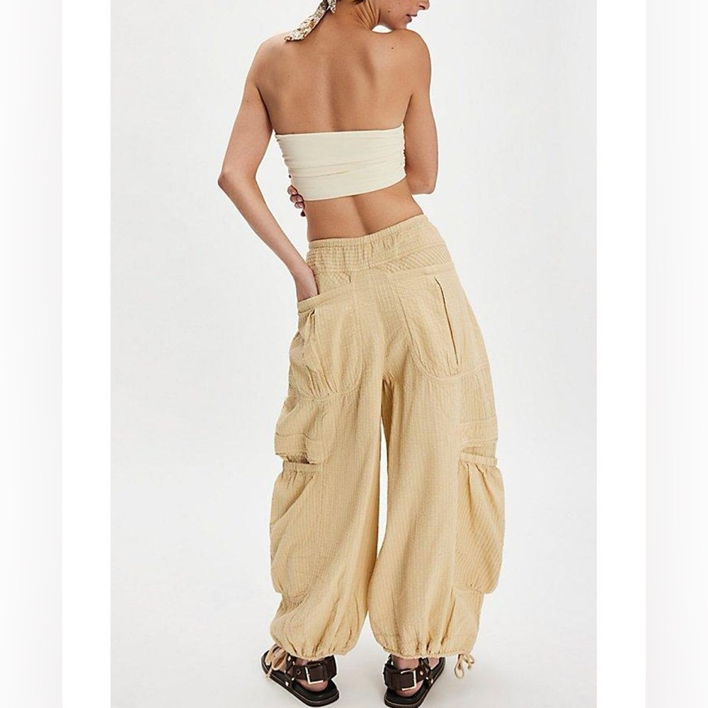 Free People Rush Effect Parachute Pants NWT - Picture 4 of 14